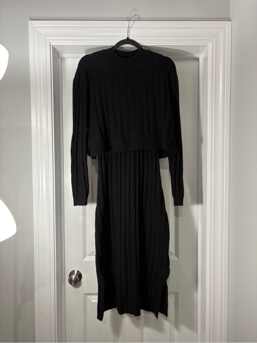Francesca’s Knit Two-Piece Midi Dress